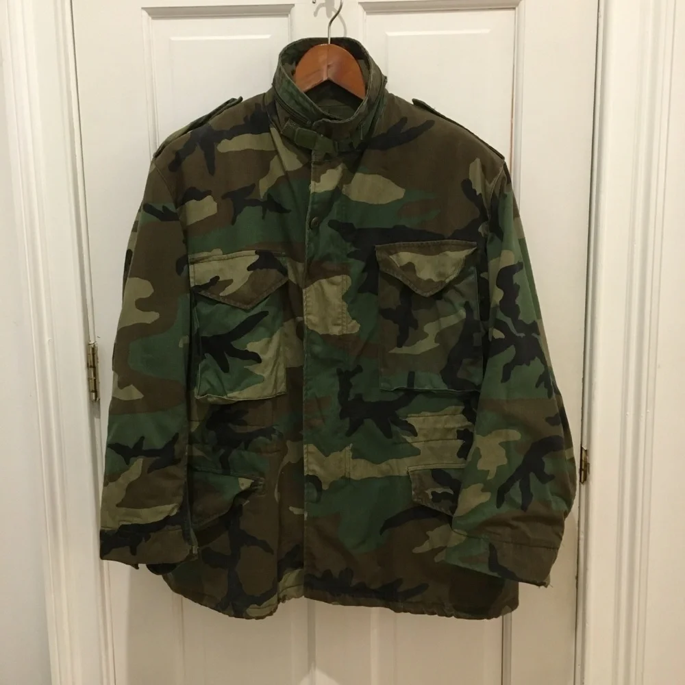VINTAGE US MILITARY MENS FIELD COAT JACKET